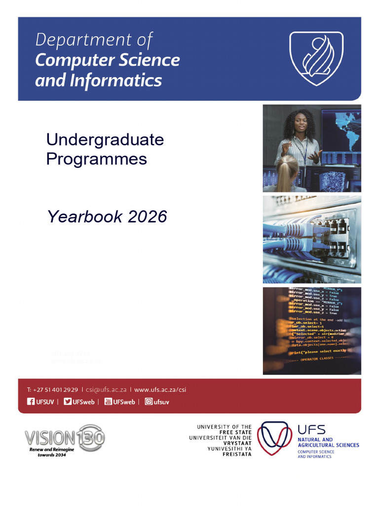 Csi Undergraduate Programmes 2026 | PDF | Machine Learning | Computer ...
