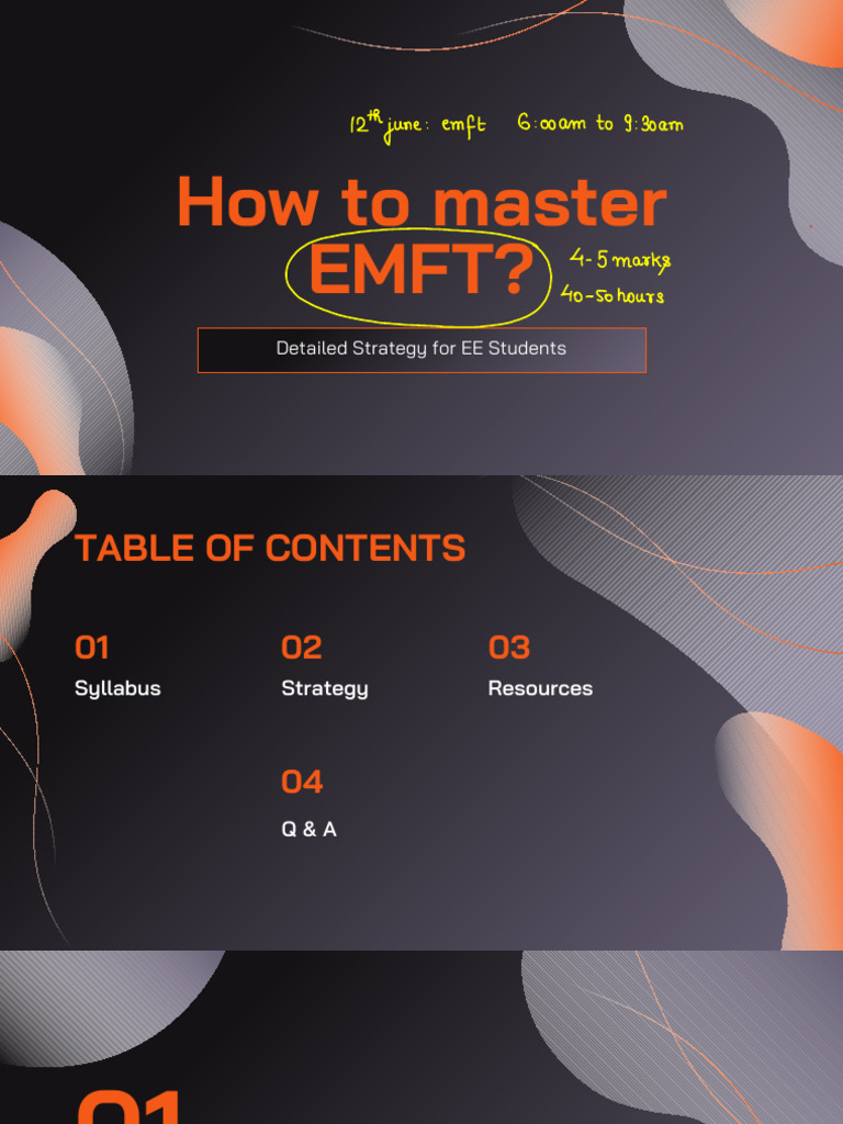 How To Prepare For EMFT | PDF | Magnetic Field | Electric Field