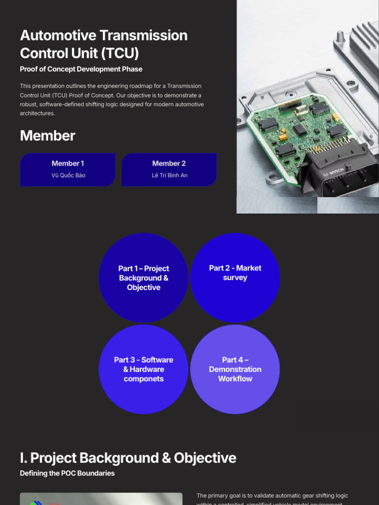 Automotive Transmission Control Unit TCU | PDF | Computer Engineering ...