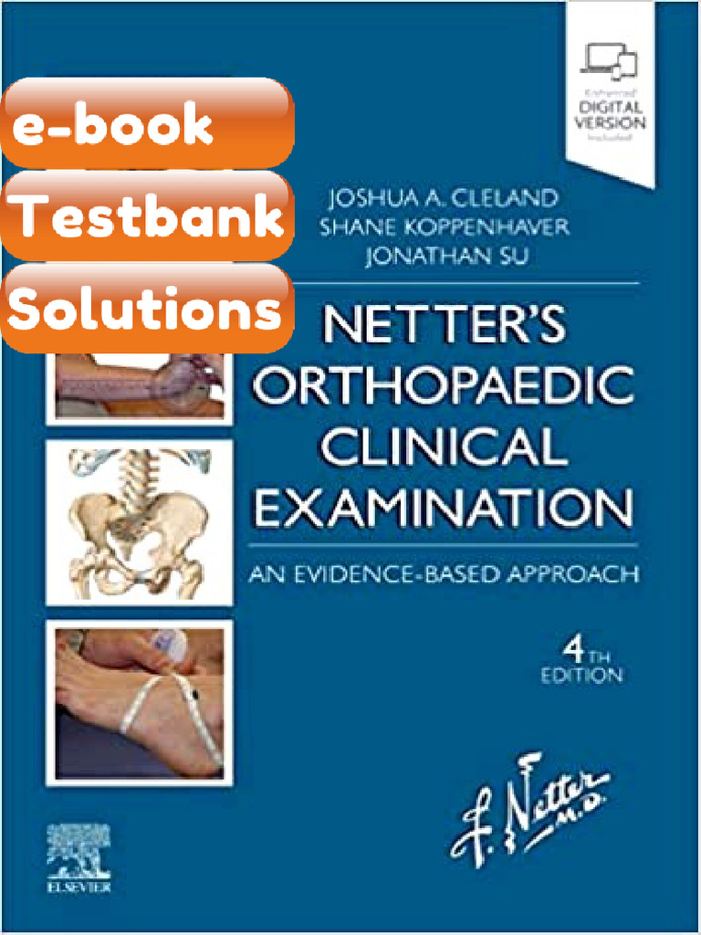 Testbank Netters Orthopaedic Clinical Examination an EvidenceBased ...