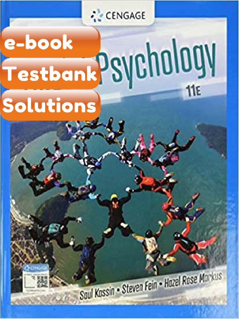 Testbank Social Psychology 11th Edition by Saul Kassin Steven Fein ...