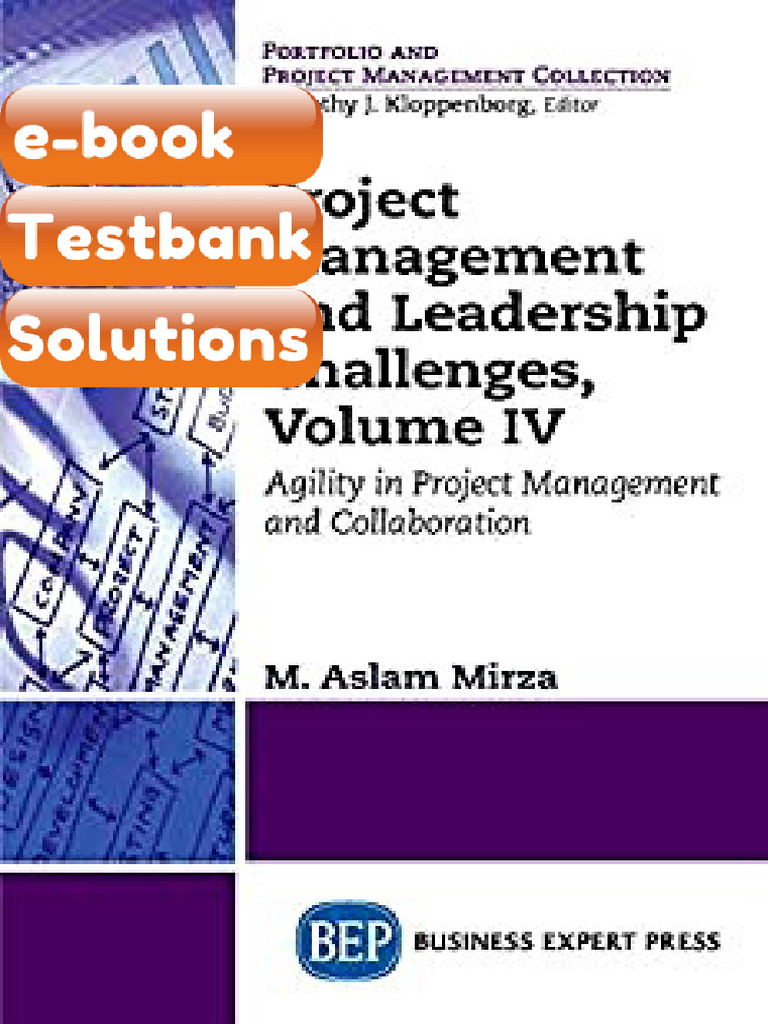 Testbank Project Management and Leadership Challenges Volume IV by M ...