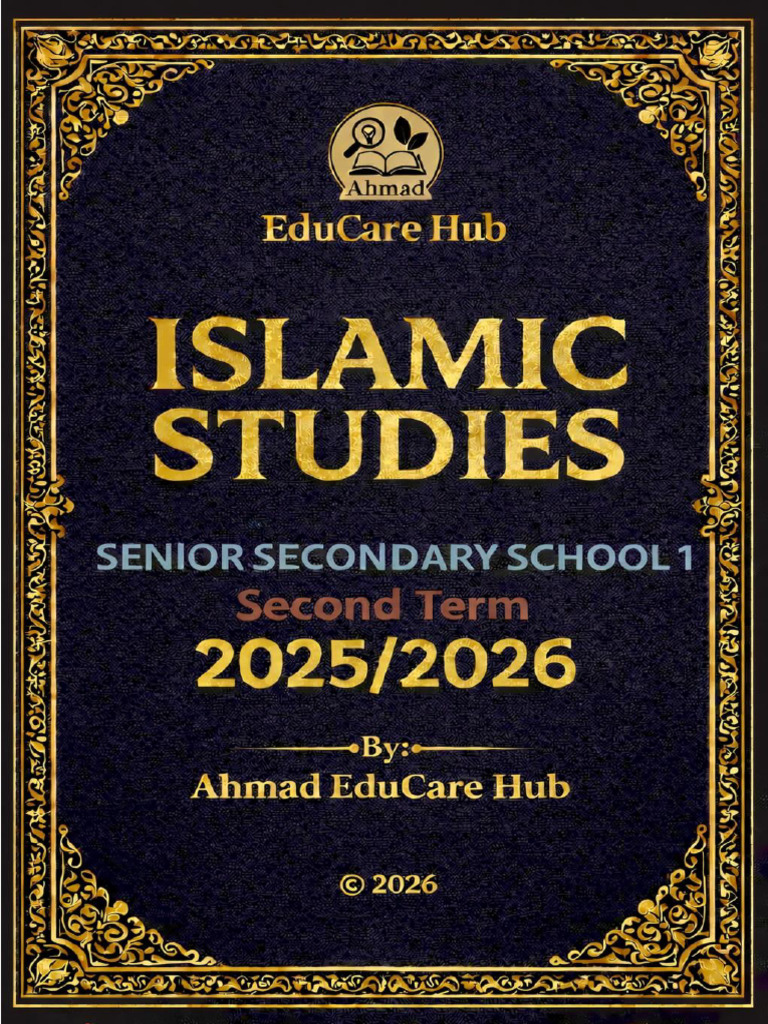 ISLAMIC STUDIES NOTE Sss1 (SECOND TERM) | PDF | Hadith | Prophets And ...
