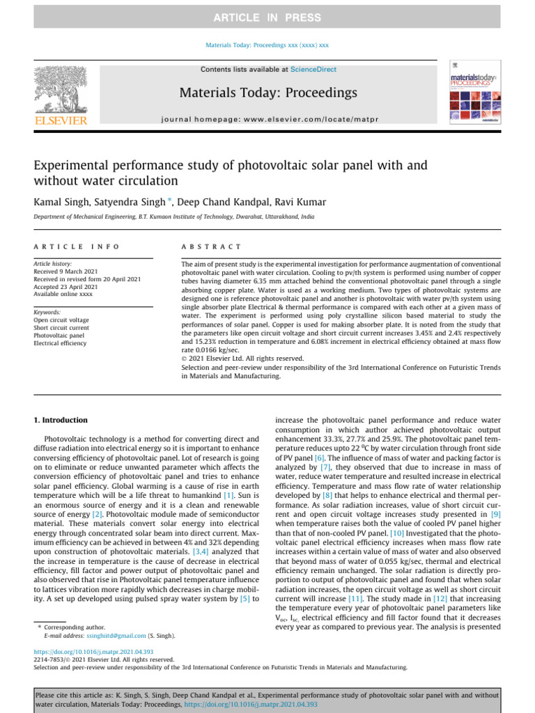 11 | PDF | Photovoltaics | Photovoltaic System