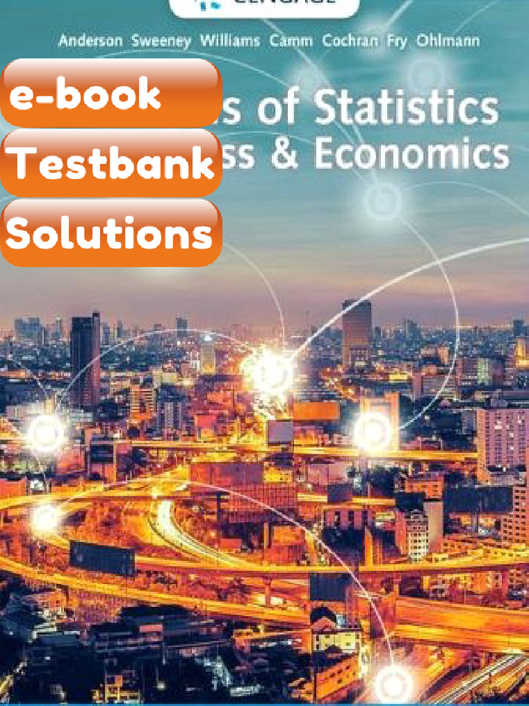 Testbank Essentials of Statistics For Business and Economics 9th ...