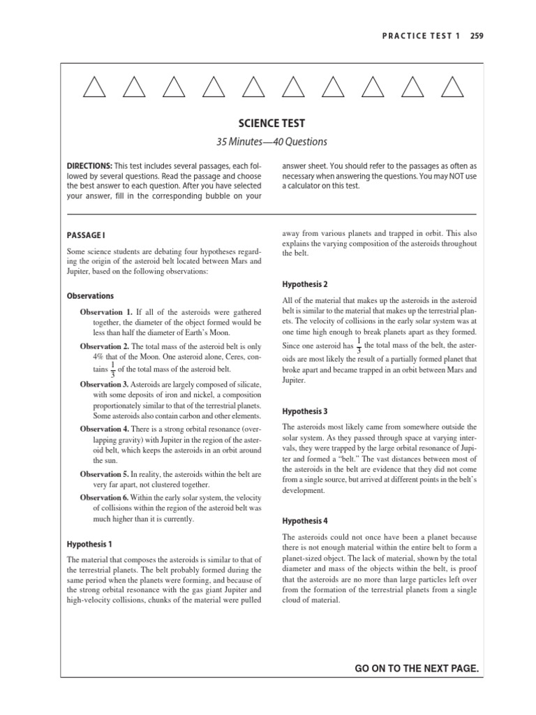 ACT Science Practice | PDF | Allergen | Genetic Code