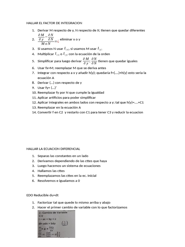 Hallar El Factor de Integracion | PDF