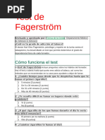 Test de Fagerström para Dependencia Nicotina | PDF | Dejar de fumar ...
