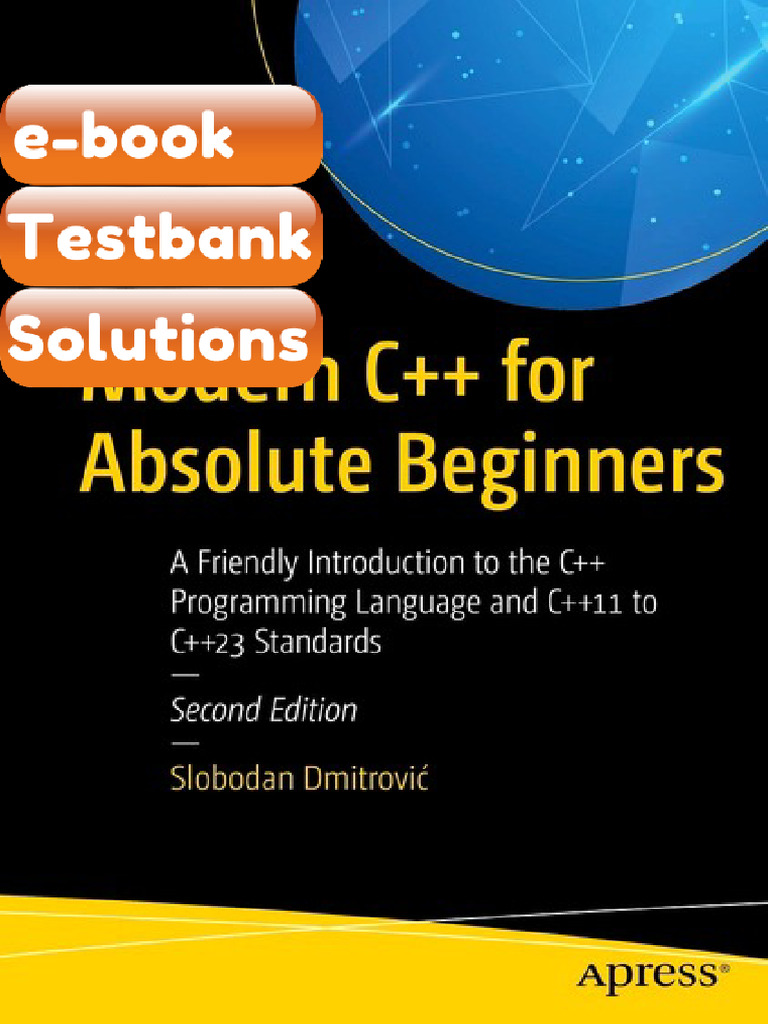 Testbank Modern C for Absolute Beginnes 2nd Edition | PDF | C++ ...