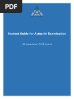 IFoA 2024 Examination Handbook | PDF | Microsoft Excel | Microsoft Word
