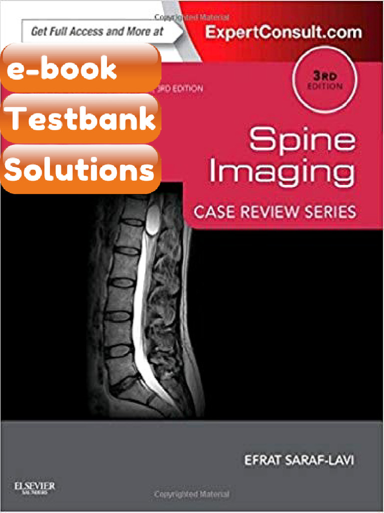 Testbank Spine Imaging Case Review Series 3rd Edition by Efrat ...