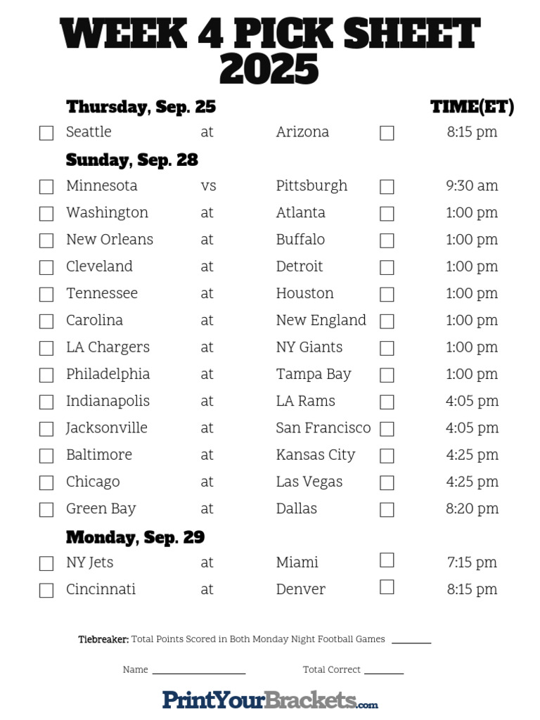 Week 4 Sheet | PDF