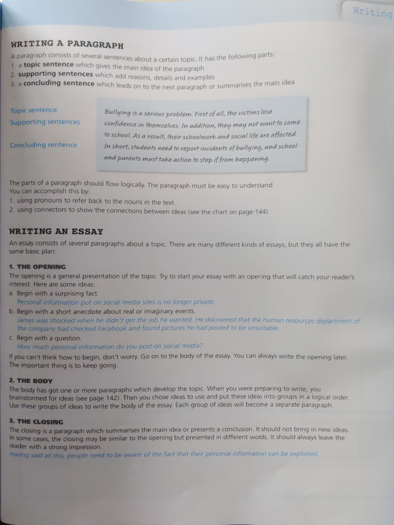 Writing Summary | PDF | Adjective | Syntax