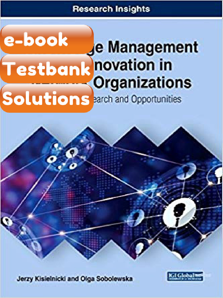 Testbank Knowledge Management and Innovation in Network Organizations ...