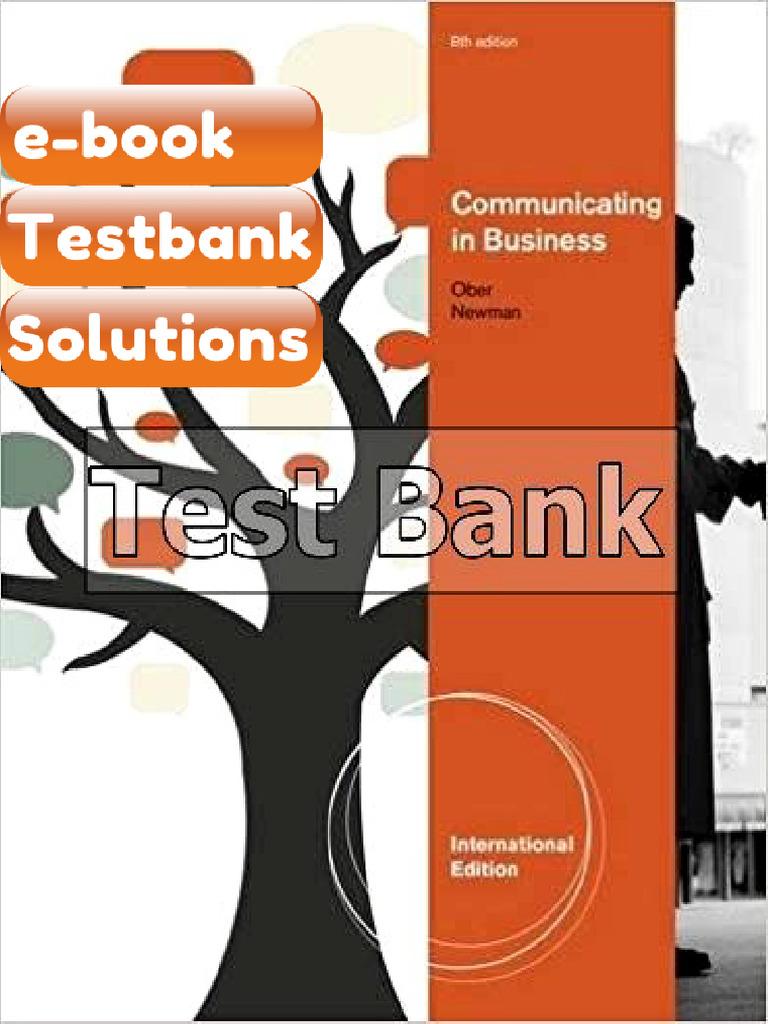 Testbank Communication in Business International Edition 8th Edition Ober | PDF | Subscription ...