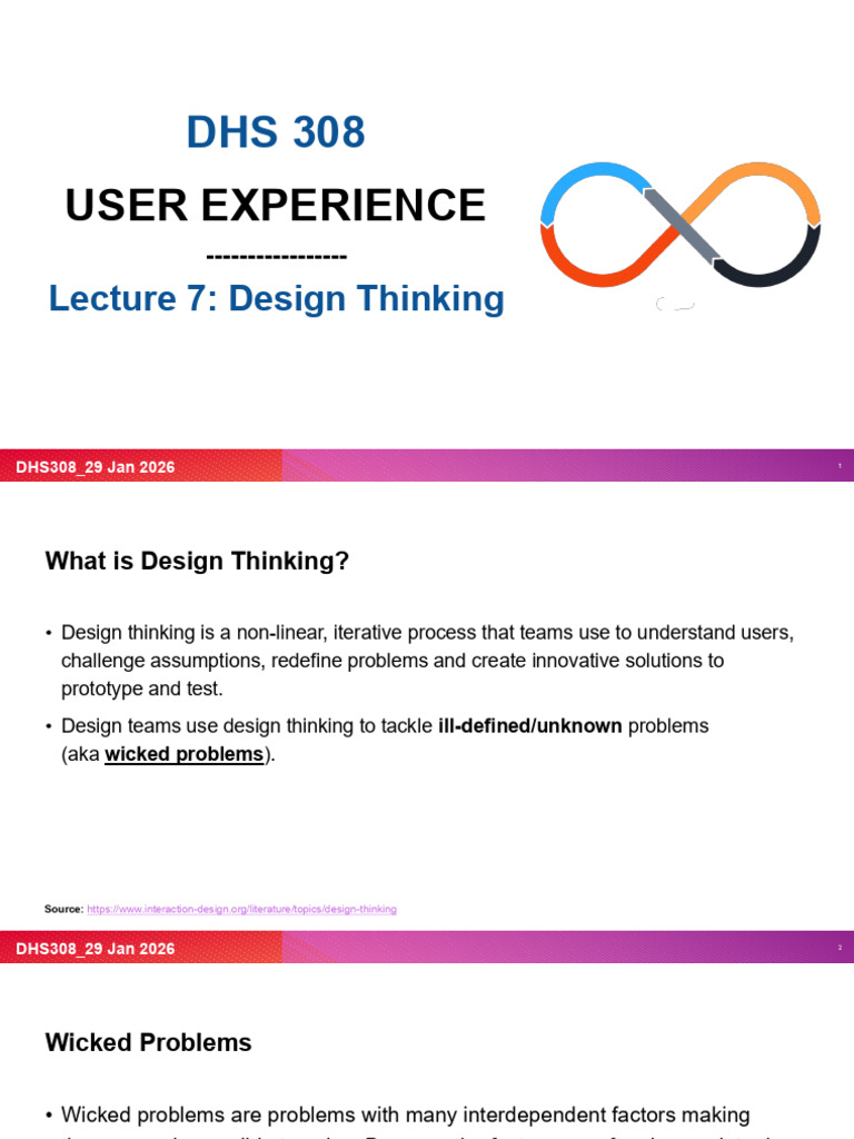 Lecture 7 - Design Thinking | PDF | Design Thinking | Inquiry