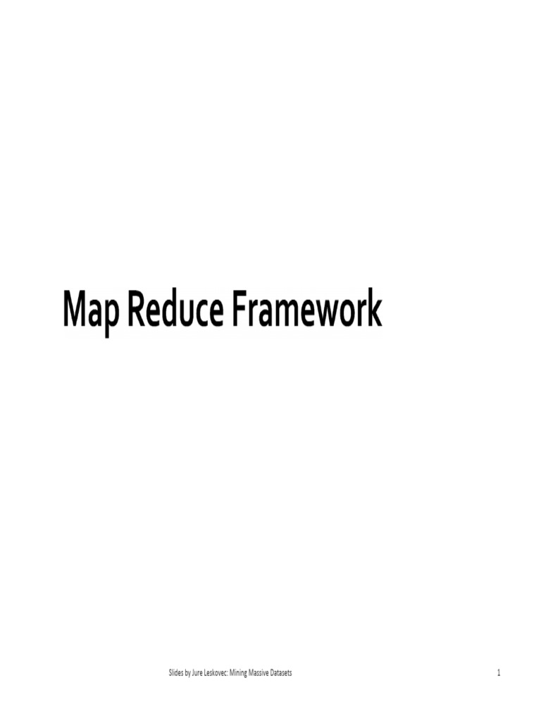 lecture 2 | PDF | Apache Hadoop | Map Reduce