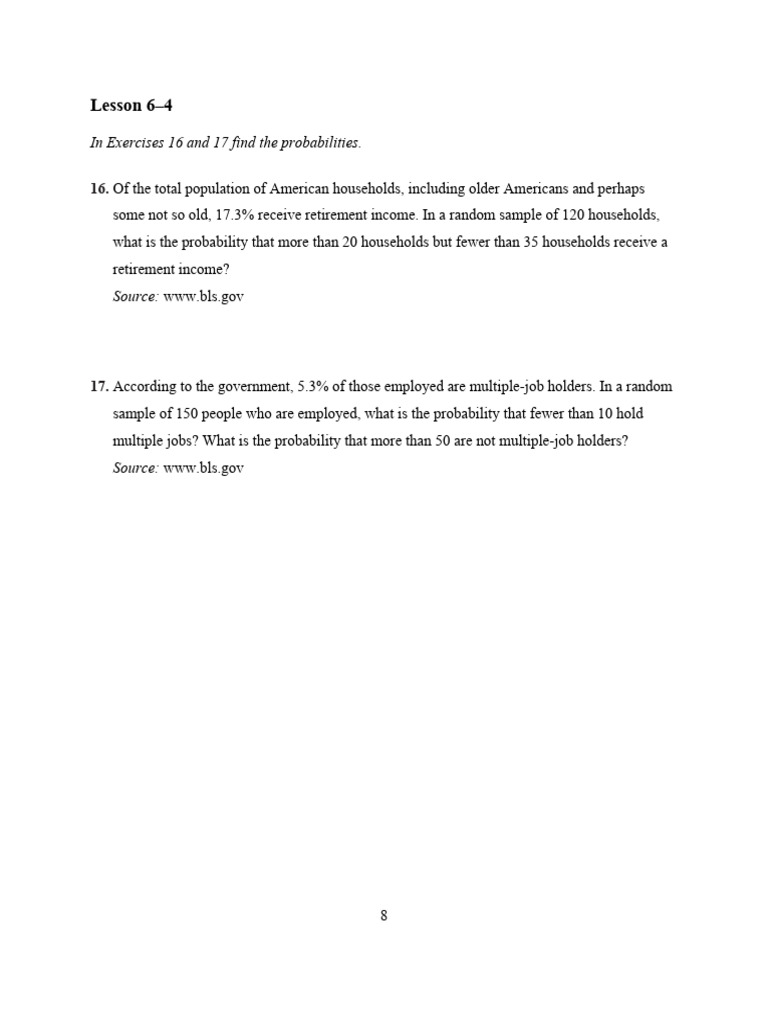 Chapter 6- Lesson 4 | PDF