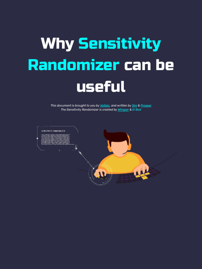 Why Randomizing Your Sensitivity Can Be Useful | PDF | Cognitive ...