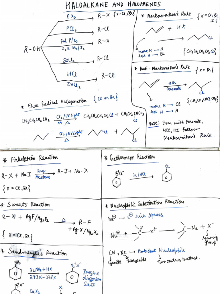 Haloalkane and Haloharene | PDF