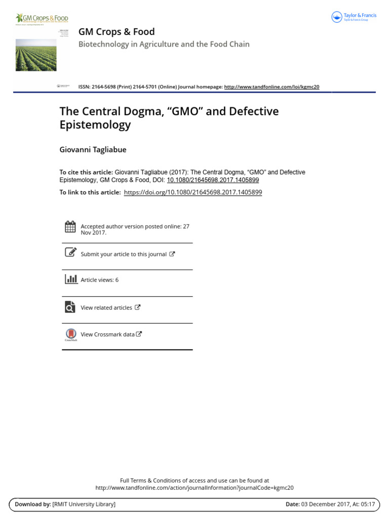 LECTURA16 | PDF | Genetically Modified Organism | Gene