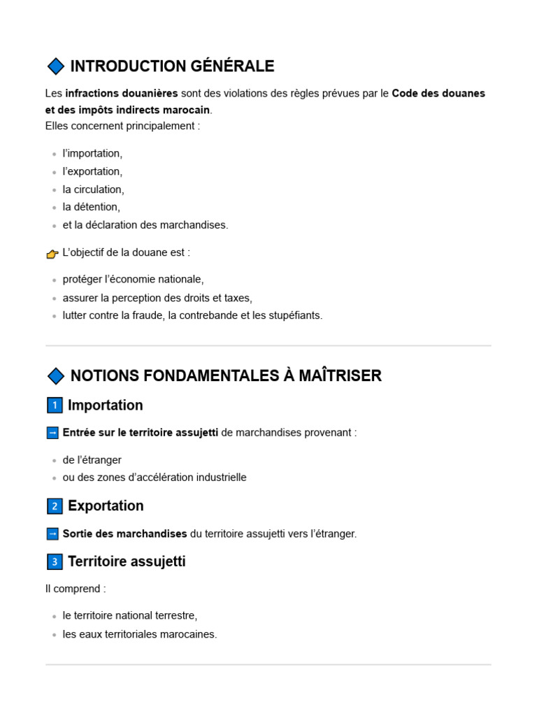 Les Infractions Douanières | PDF | Impôts | Médicaments