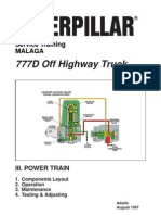 777D Off Highway Truck: Service Training Malaga