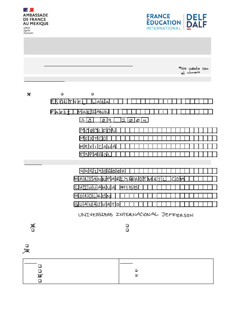 2025 - Fiche D'inscription Standard | PDF