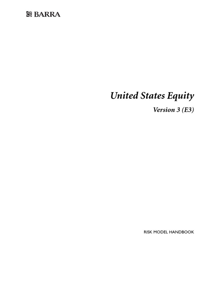 Barra Handbook US | PDF