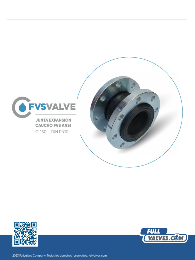 Fcha Junta Expansion Fvs 1 Junta Expansion Caucho | PDF | Mechanical ...