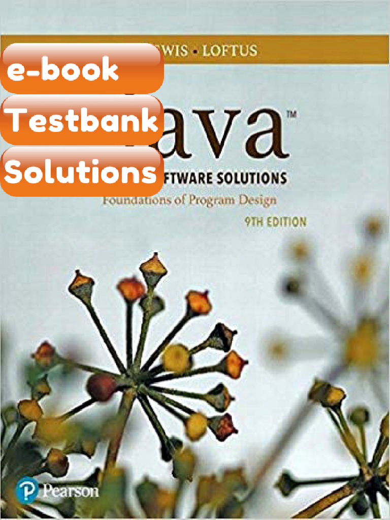 Testbank Java Software 9th Edition by John Lewis Download | PDF ...