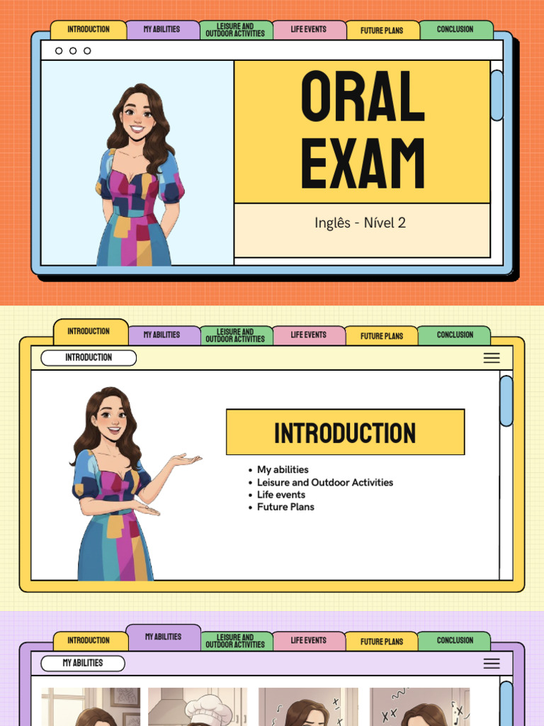 Oral Exam - Nível 2 | PDF