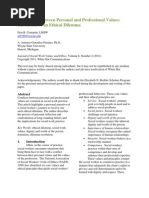 Download Personal vs Professional Values by neethuck SN99251535 doc pdf
