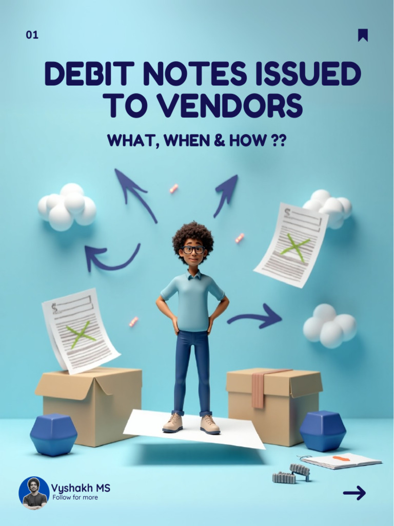 Debit Notes to Vendors – Why, When & How to Record Them | PDF | Debits ...