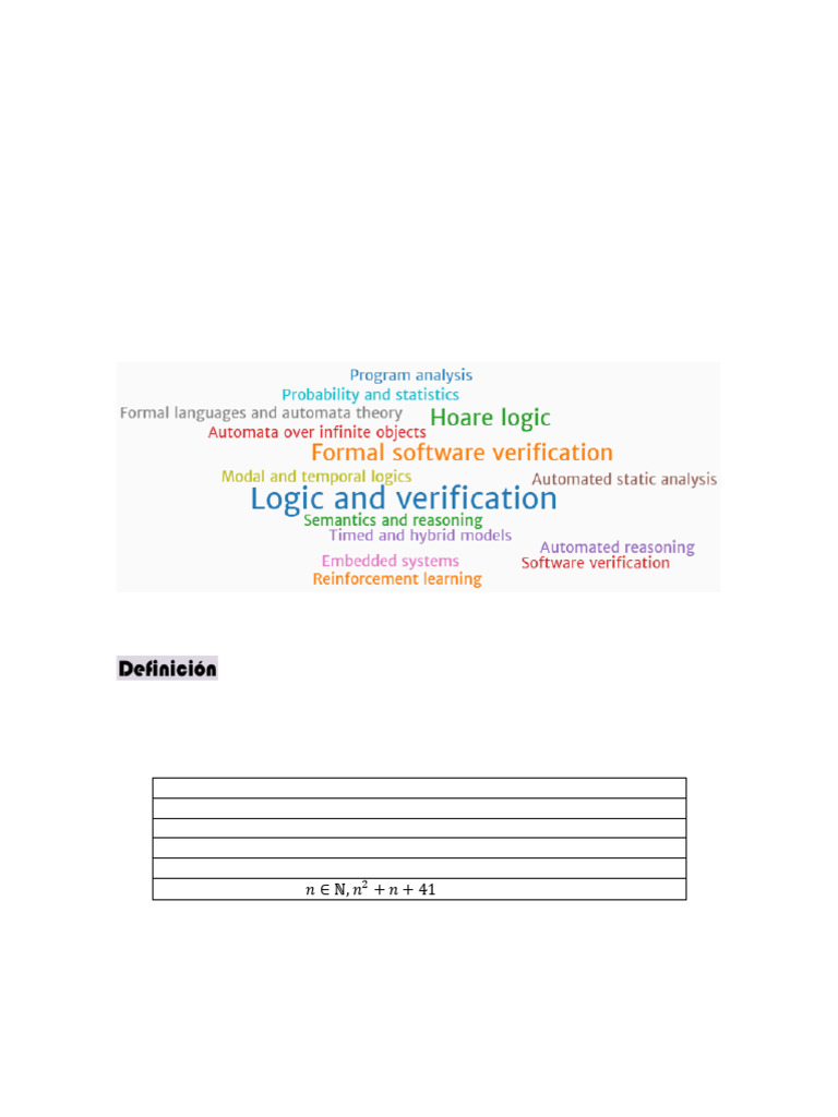 Parte 6 Verificación Formal de Software | PDF | Proposición | Software