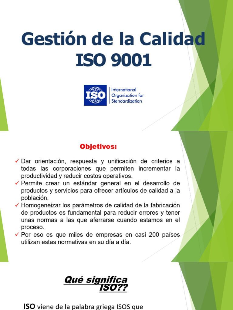 Gestion de La Calidad Iso 9001 | PDF | Calidad (comercial ...
