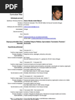 Europass CV Exemplo preenchido PT  Confeitaria  Pães