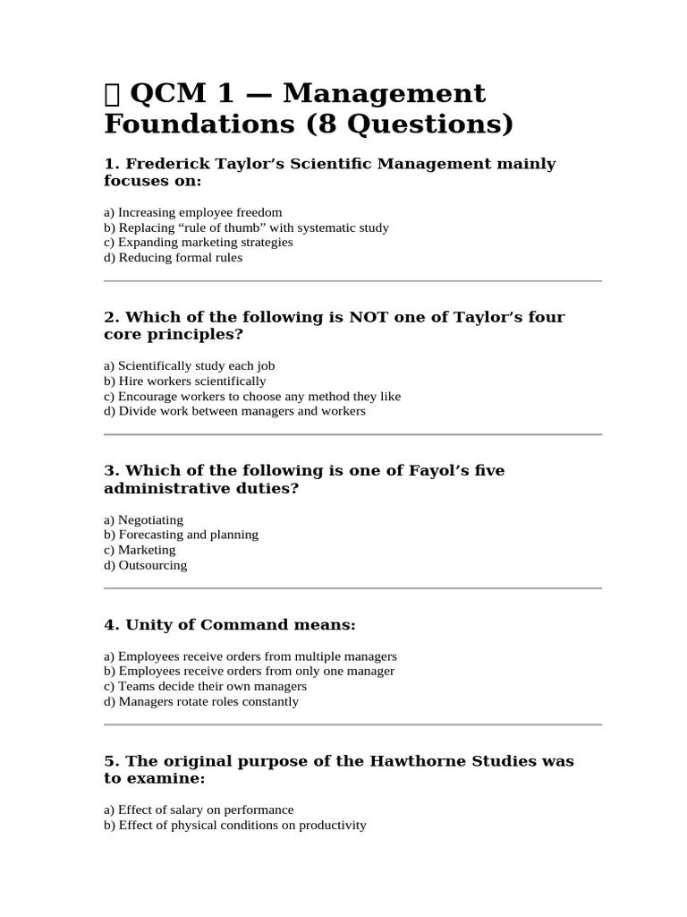 QCM 1.docx I tO BUSINESS | PDF | Entrepreneurship | Employment