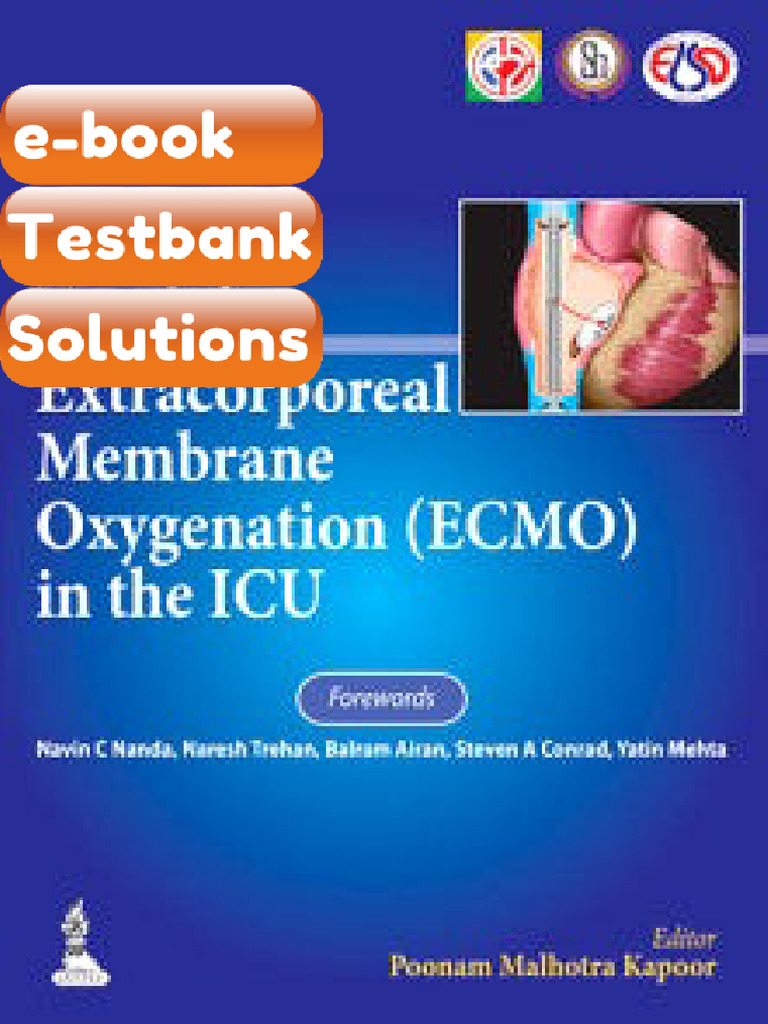 Testbank Manual of Extracorporeal Membrane Oxygenation ECMO in the ICU ...