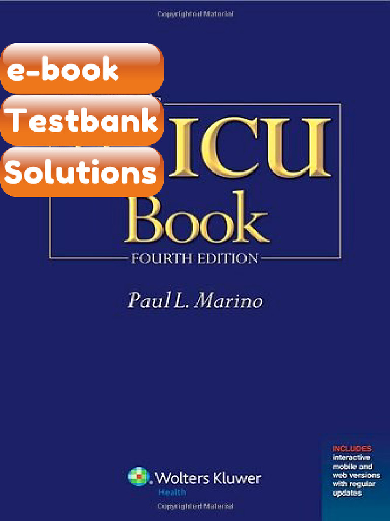 Testbank Marino The ICU Book 4e Download | PDF