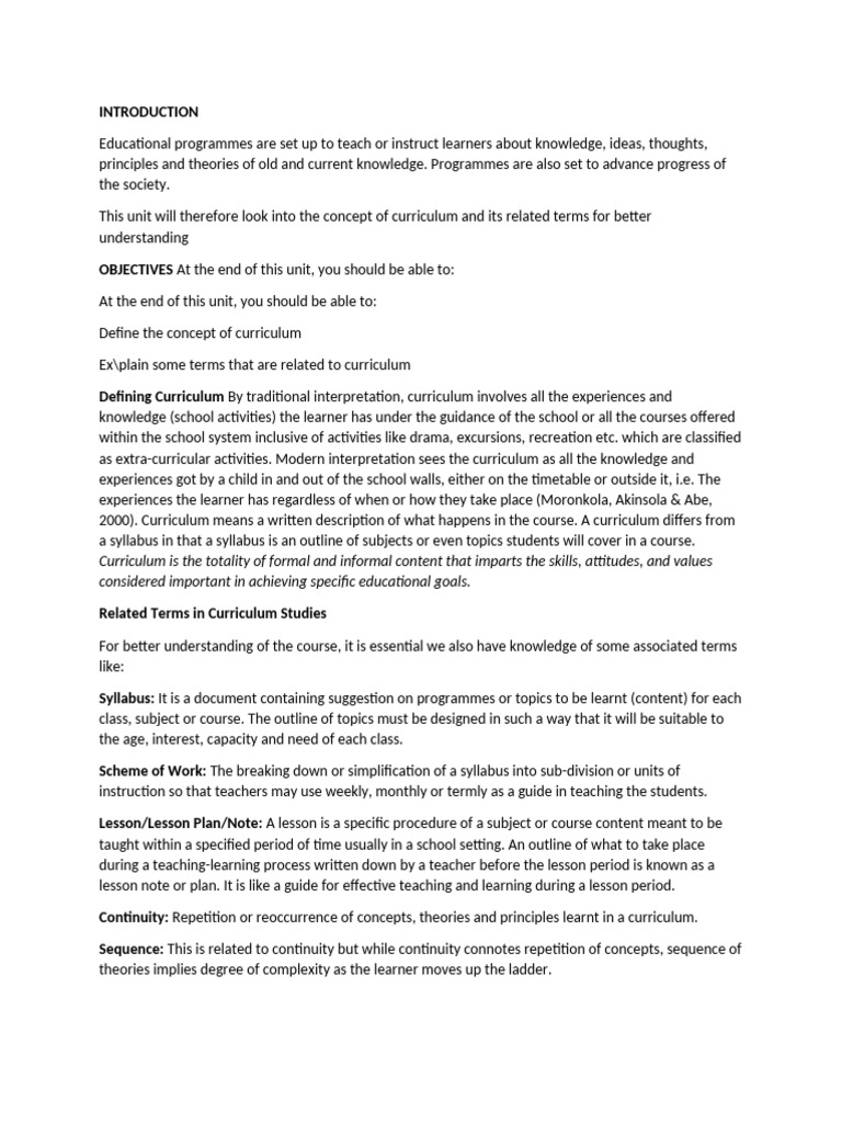 Notes On Principles and Methods of Teaching | PDF | Curriculum ...