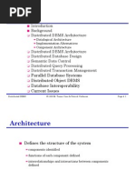 Outline: Background Distributed DBMS Architecture