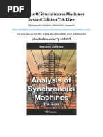 9pey1 Reluctance Electric Machines Design and Control | PDF
