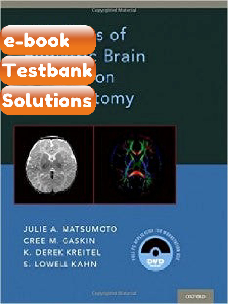 Testbank MRI Atlas of Pediatric Brain Maturation and Anatomy Download ...