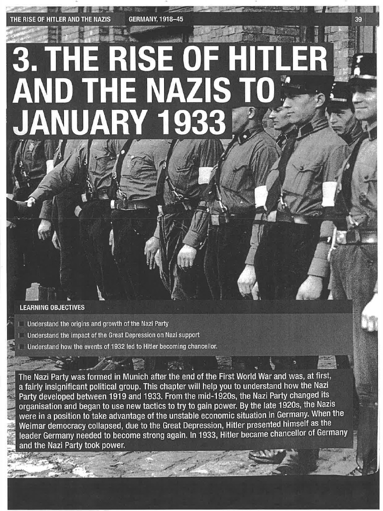 Chapter 3 The Rise of Hitler | PDF
