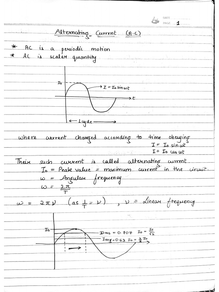 6 Alternating Current | PDF