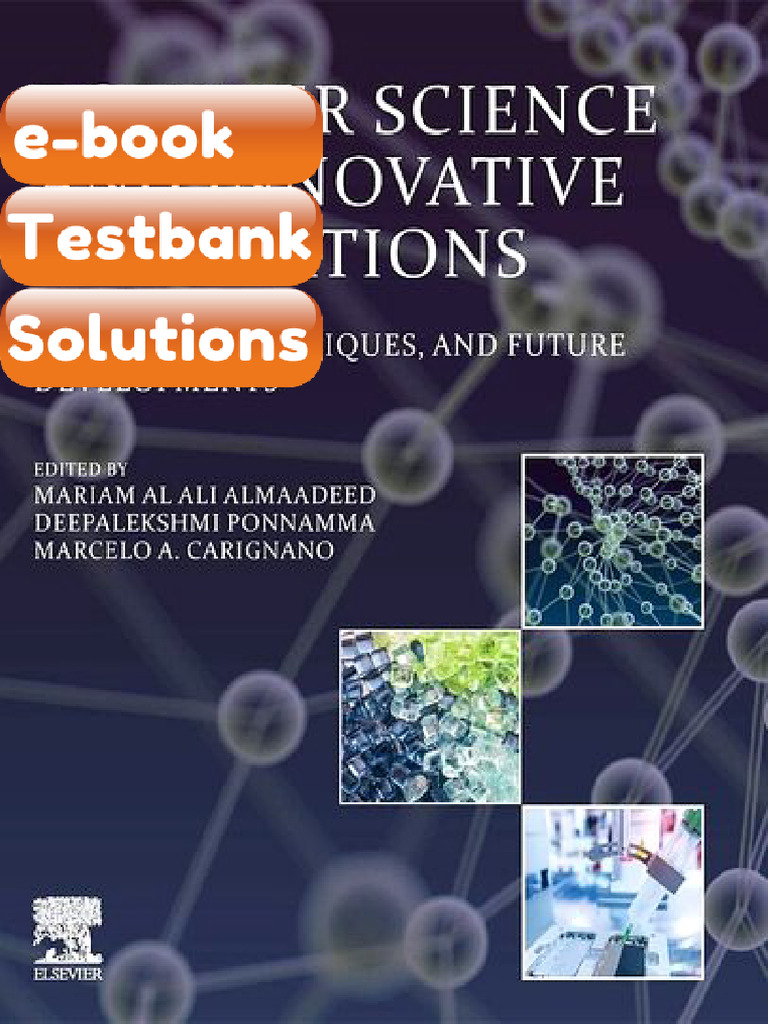 Testbank Polymer Science and Innovative Applications Materials ...