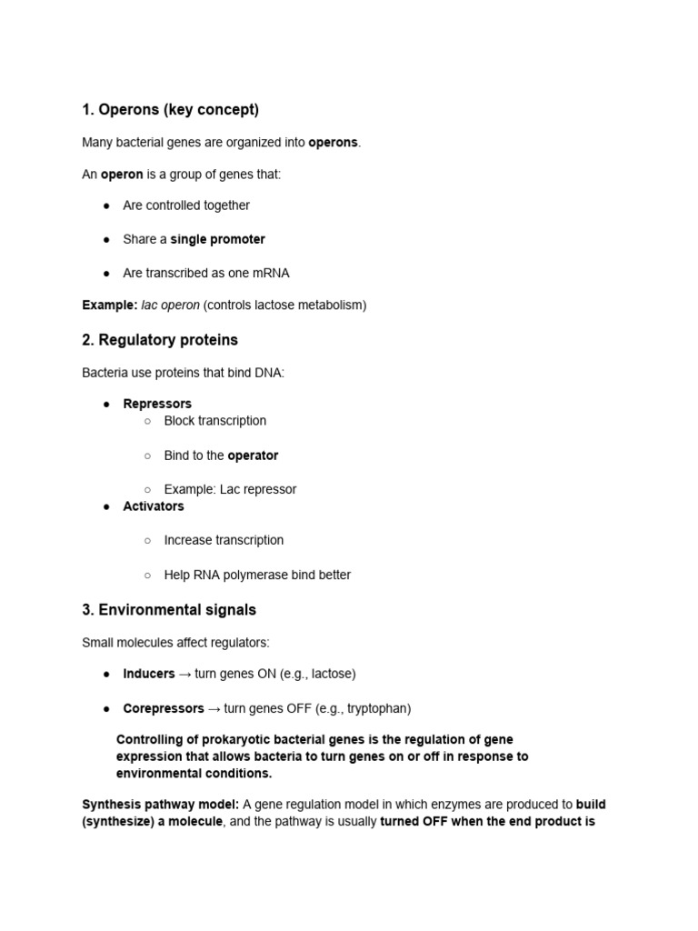 operons | PDF