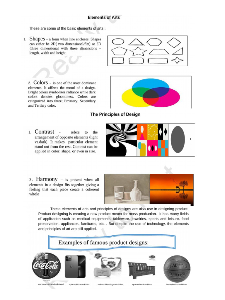 Elements and Principles Applied in Audio | PDF