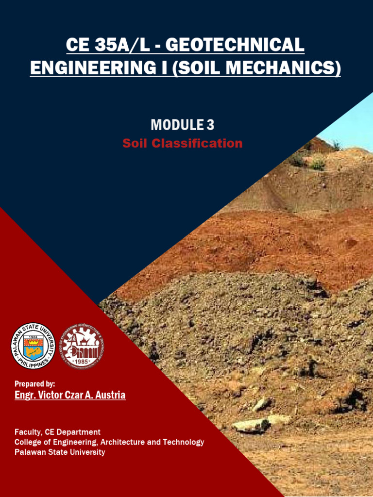 Module 3 Soil Classification REVISED | PDF | Natural Materials | Soil